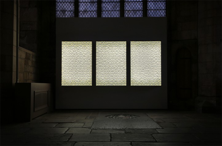 installation view York St Mary´s